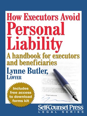cover image of How Executors Avoid Personal Liability